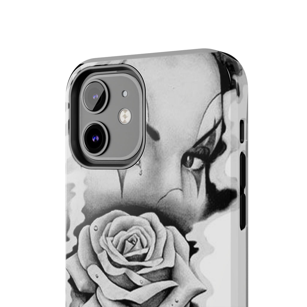 Noir Clown Face with Rose Shockproof Phone Cover - 314 Originals