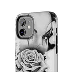 Noir Clown Face with Rose Shockproof Phone Cover - 314 Originals
