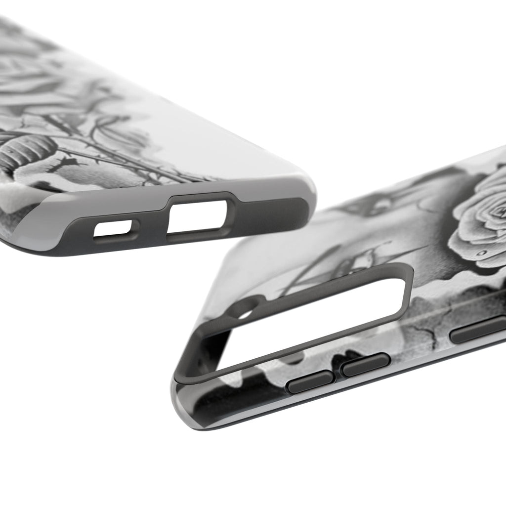 Noir Clown Face with Rose Shockproof Phone Cover - 314 Originals