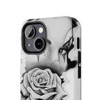 Noir Clown Face with Rose Shockproof Phone Cover - 314 Originals