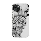 Noir Clown Face with Rose Shockproof Phone Cover - 314 Originals