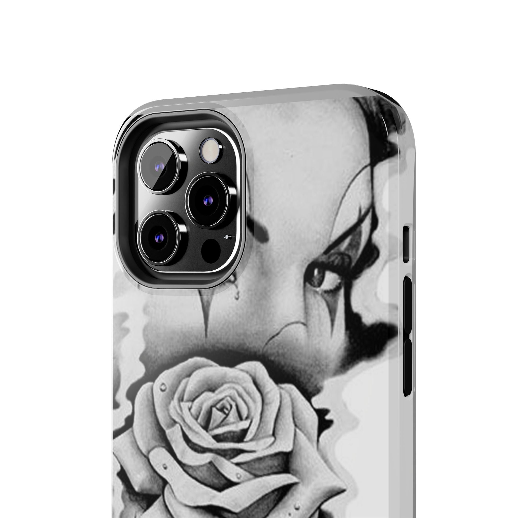 Noir Clown Face with Rose Shockproof Phone Cover - 314 Originals