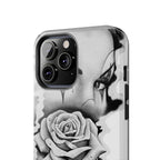Noir Clown Face with Rose Shockproof Phone Cover - 314 Originals