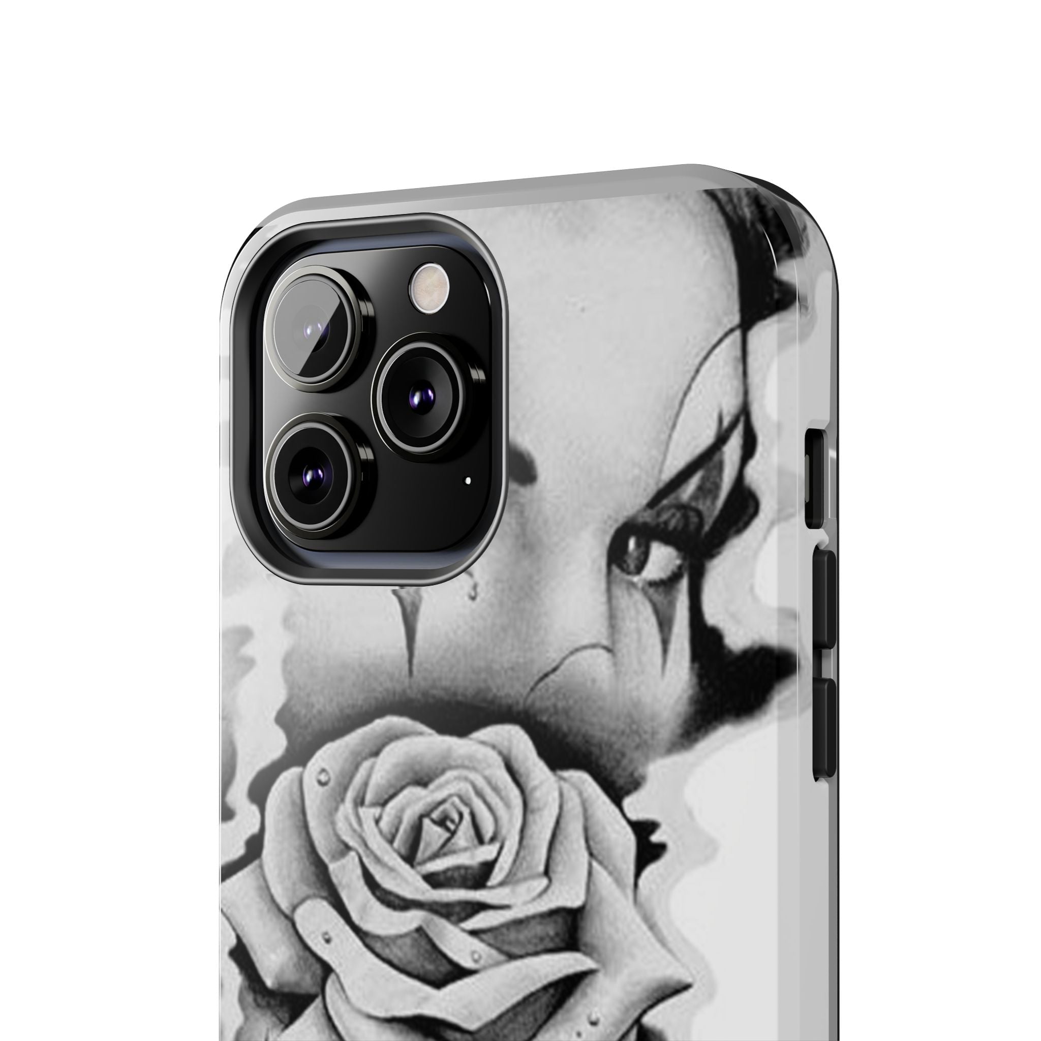 Noir Clown Face with Rose Shockproof Phone Cover - 314 Originals