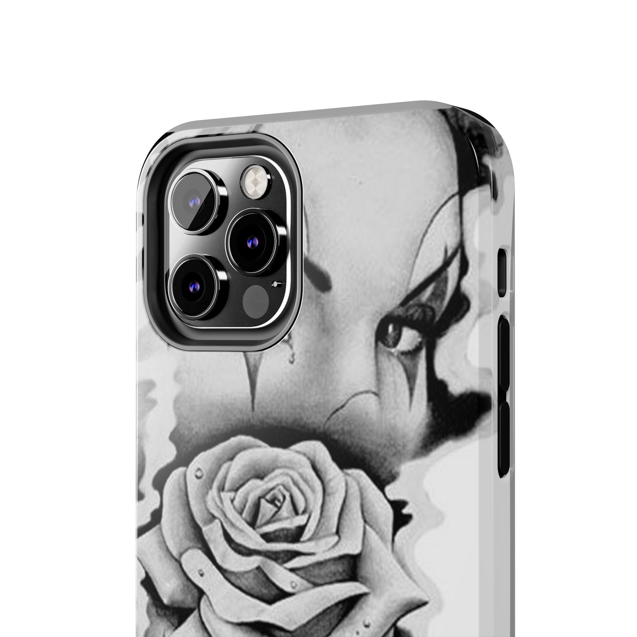 Noir Clown Face with Rose Shockproof Phone Cover - 314 Originals