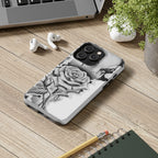 Noir Clown Face with Rose Shockproof Phone Cover - 314 Originals