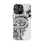Noir Clown Face with Rose Shockproof Phone Cover - 314 Originals