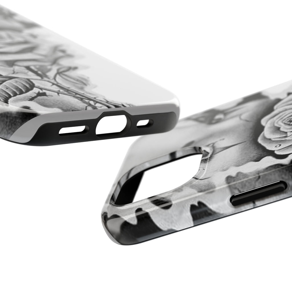 Noir Clown Face with Rose Shockproof Phone Cover - 314 Originals