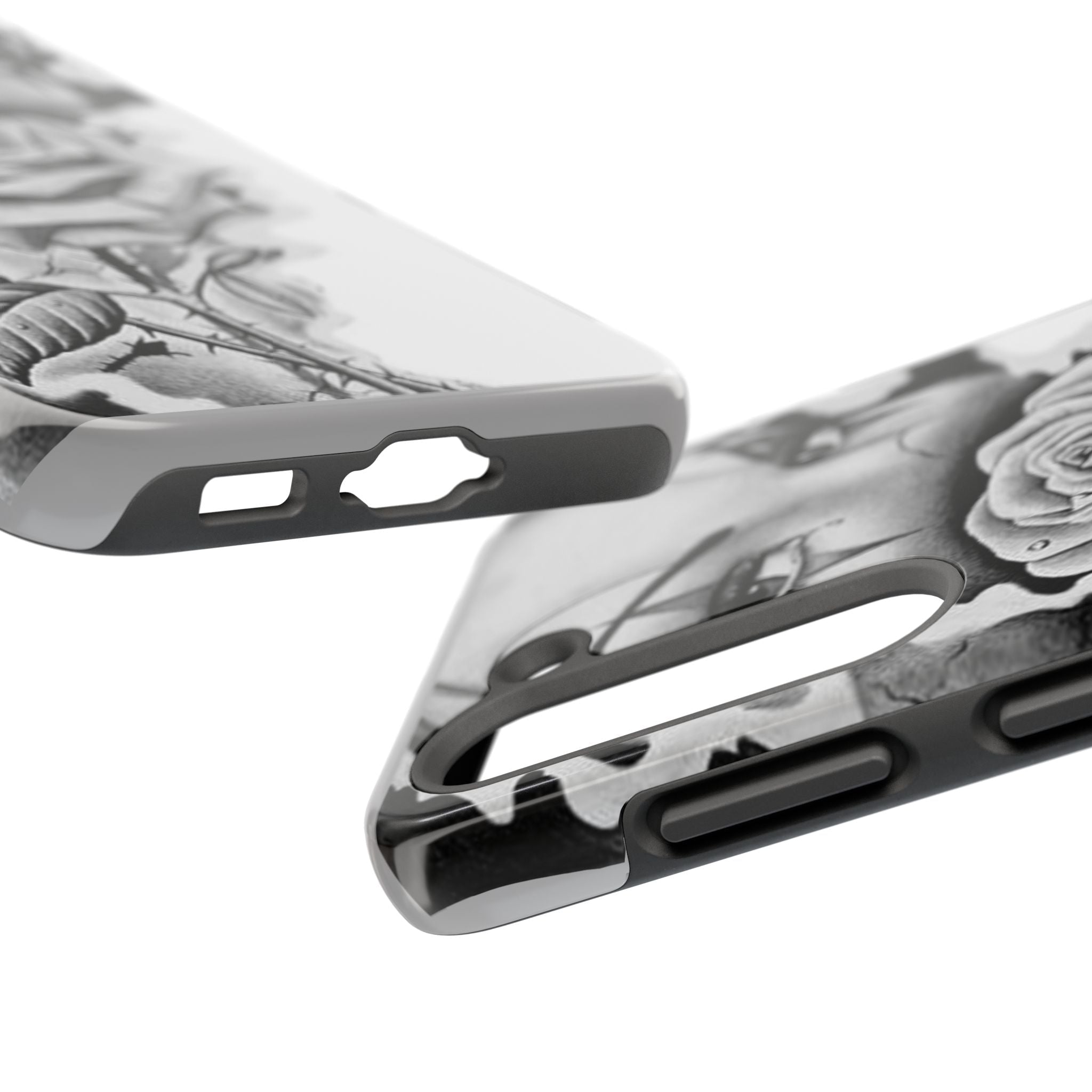 Noir Clown Face with Rose Shockproof Phone Cover - 314 Originals