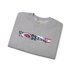 Ohio Flag Crewneck Sweatshirt — Youngstown Ohio State Pride Pullover - 314 Originals