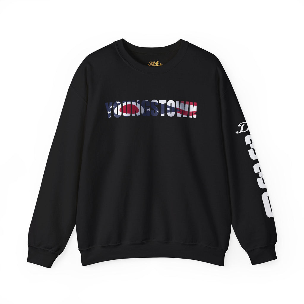 Ohio Flag Crewneck Sweatshirt — Youngstown Ohio State Pride Pullover - 314 Originals
