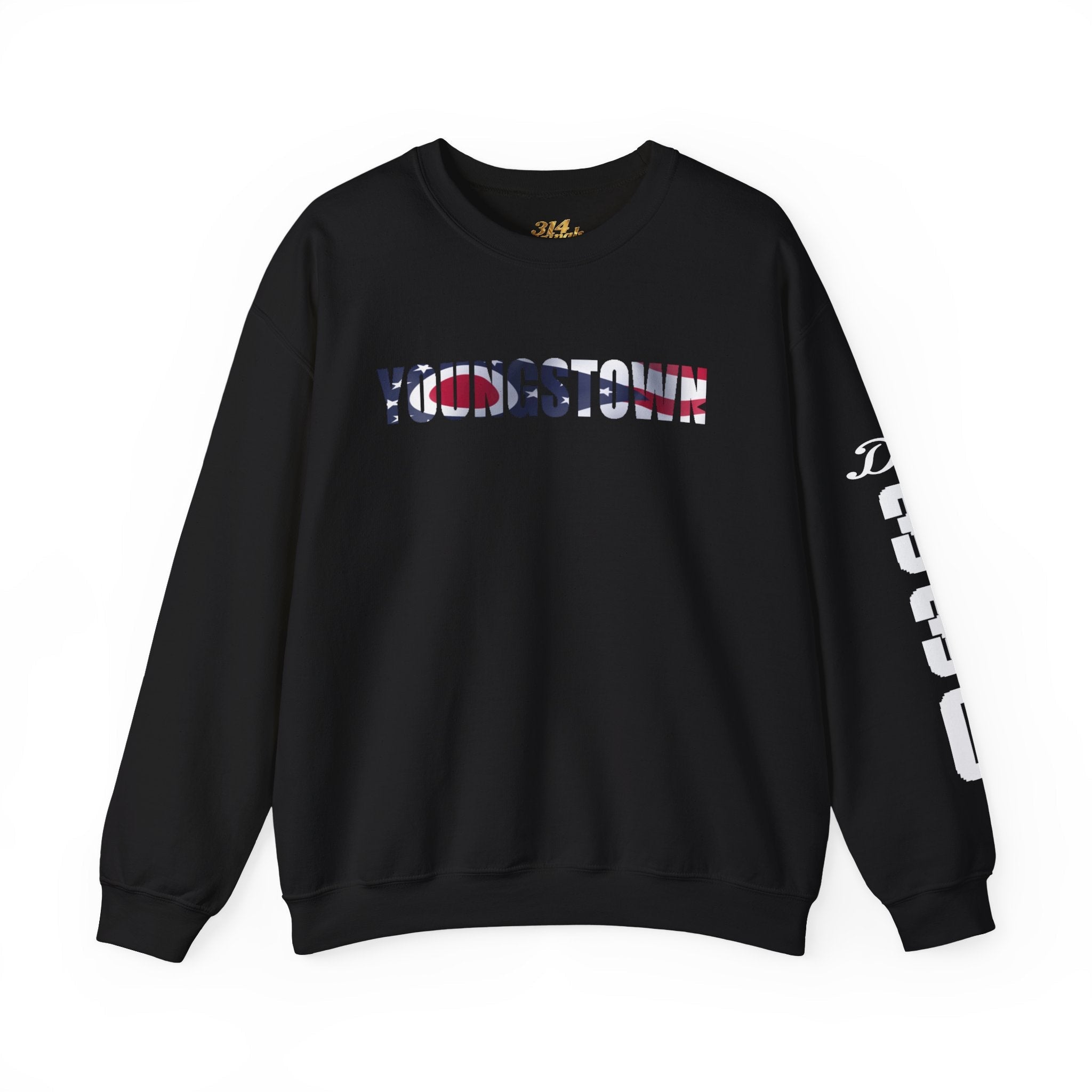 Ohio Flag Crewneck Sweatshirt — Youngstown Ohio State Pride Pullover - 314 Originals