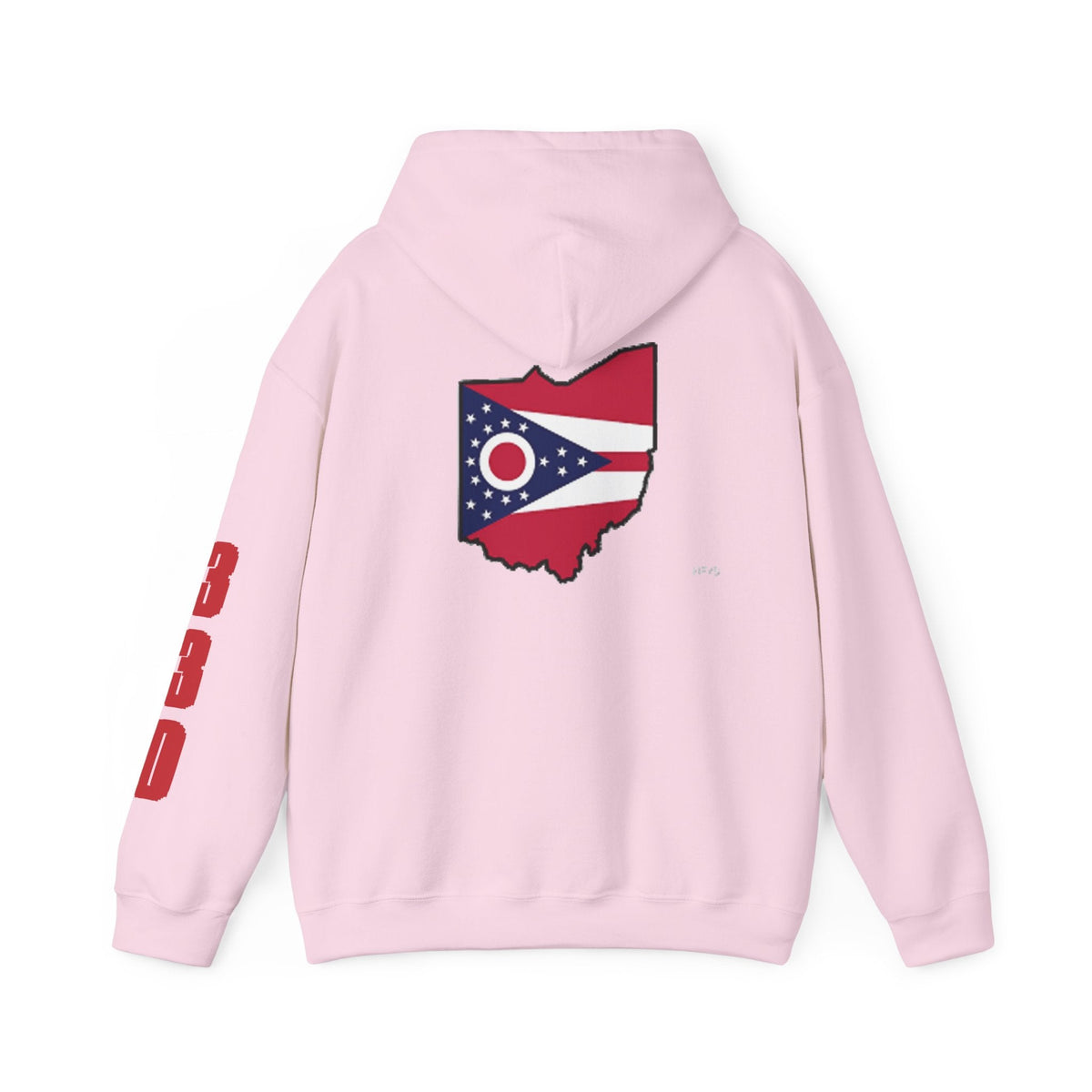 Ohio Flag Hoodie — State Outline - 314 Originals