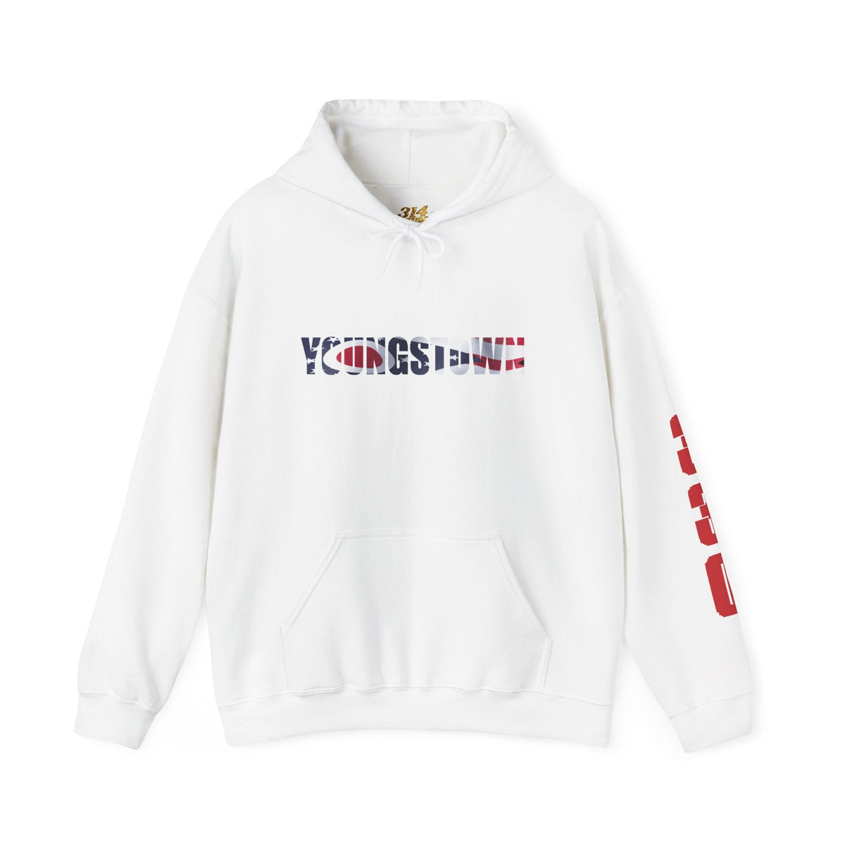Ohio Flag Hoodie — State Outline - 314 Originals
