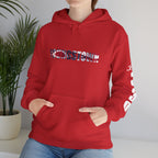 Ohio Flag Hoodie — State Outline with American Stars & Stripes Design - 314 Originals