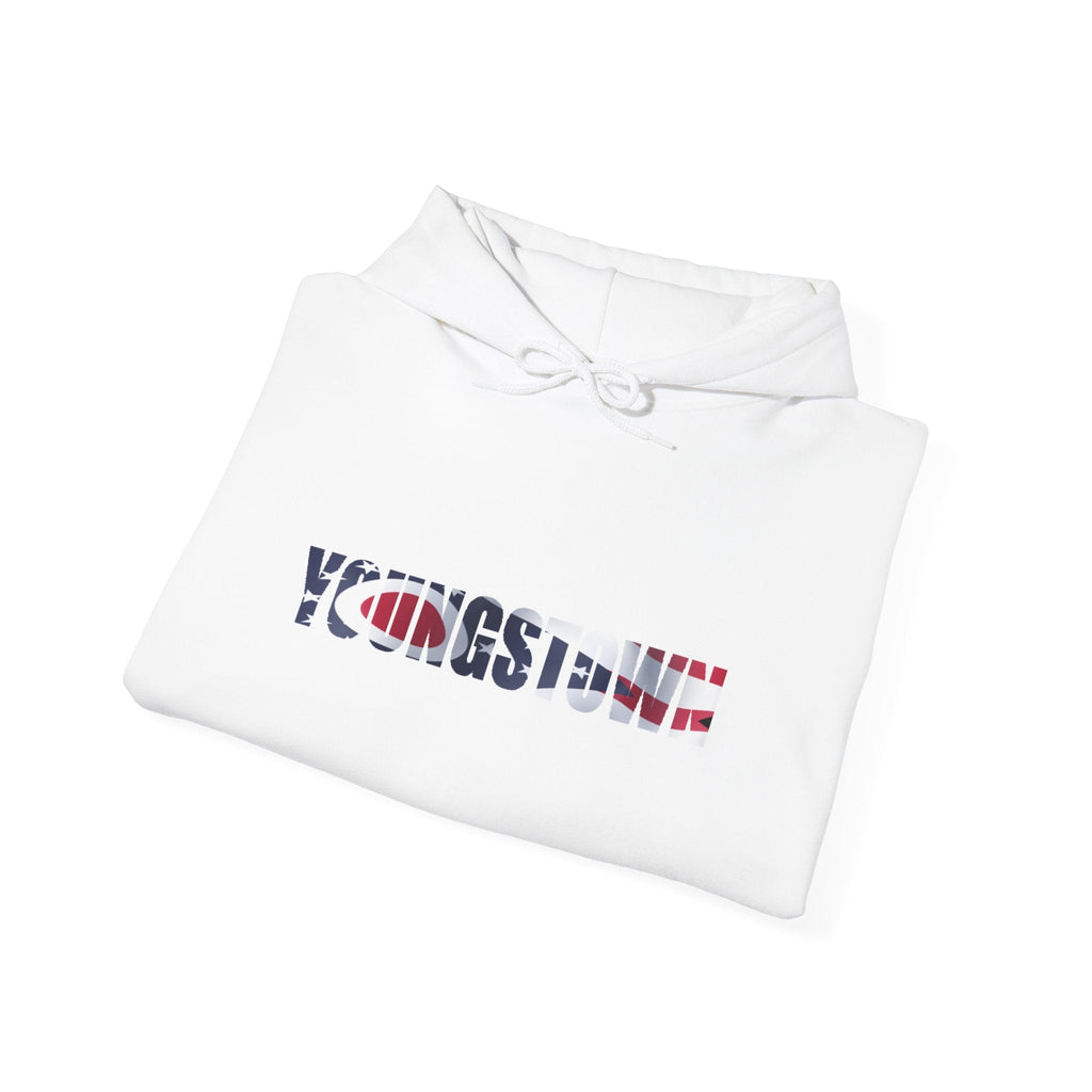 Ohio Flag Hoodie — State Outline with American Stars & Stripes Design - 314 Originals