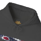 Ohio Flag Hoodie — State Outline with American Stars & Stripes Design - 314 Originals