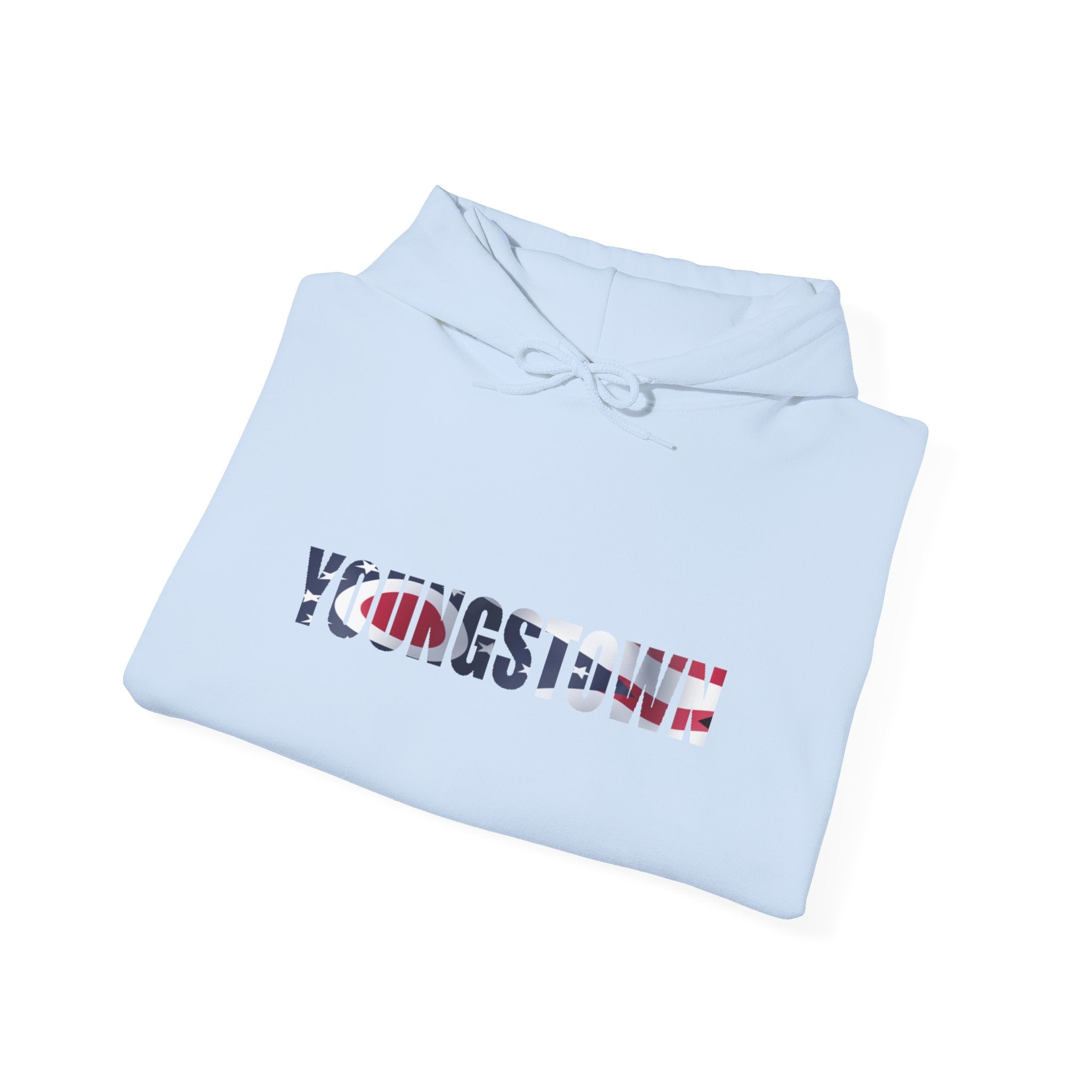 Ohio Flag Hoodie — State Outline with American Stars & Stripes Design - 314 Originals