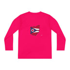 Ohio Flag Youth Long Sleeve Tee — Youngstown Text Graphic - 314 Originals