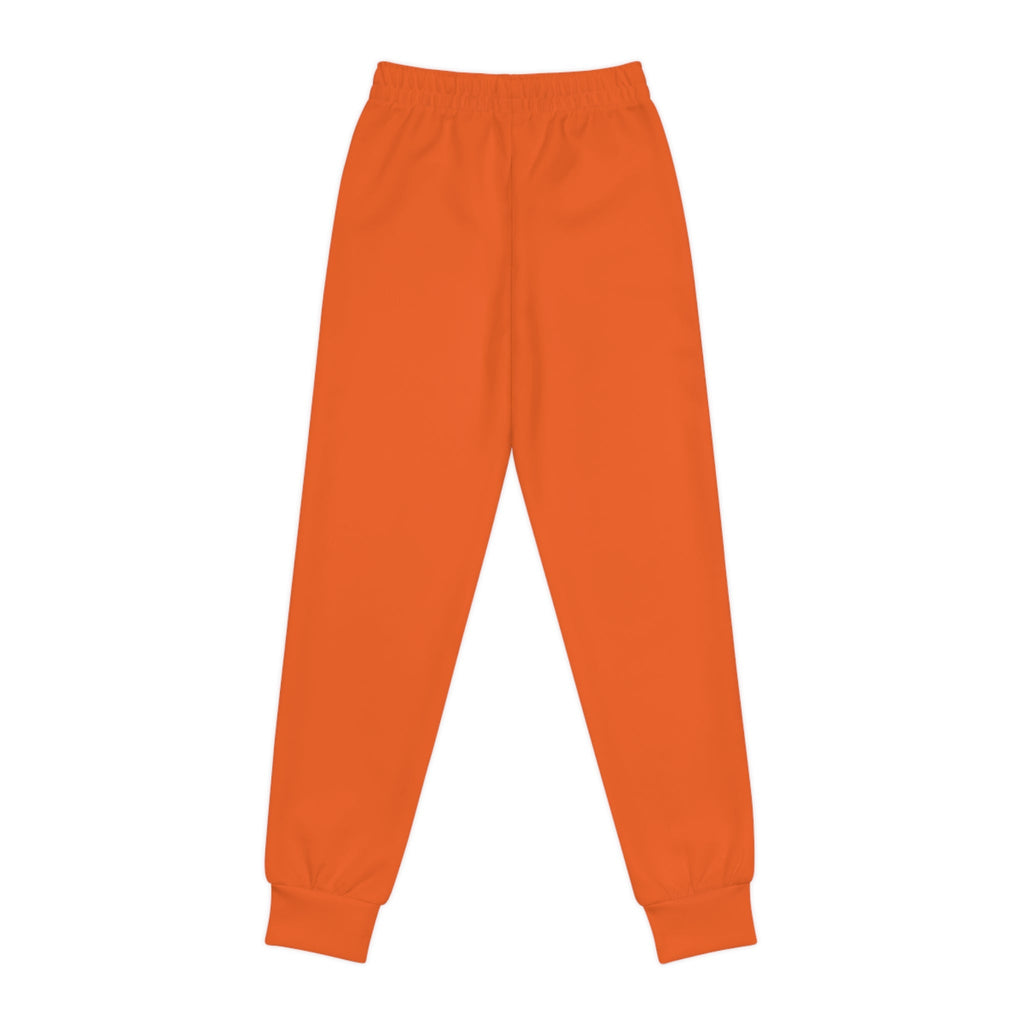 Orange Youth Joggers with 314 Originals Side Graphic — Kids Athletic Sweatpants - 314 Originals