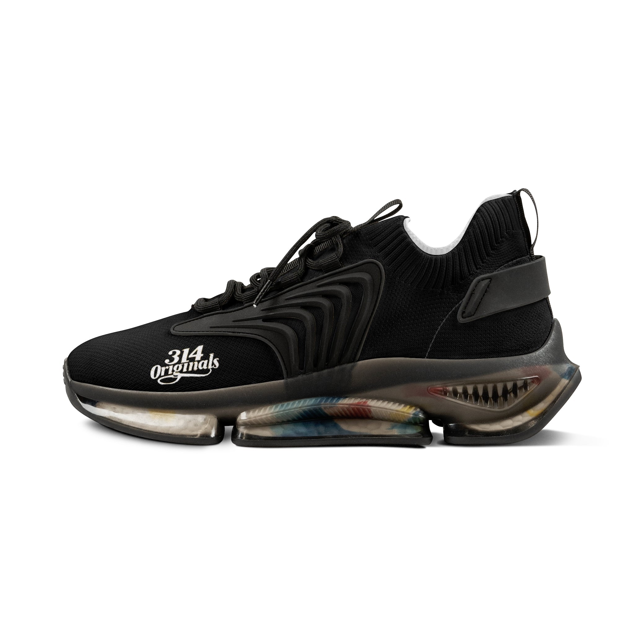 Originals Mesh Running Sneakers — Lightweight Black Athletic Shoes for Men - 314 Originals
