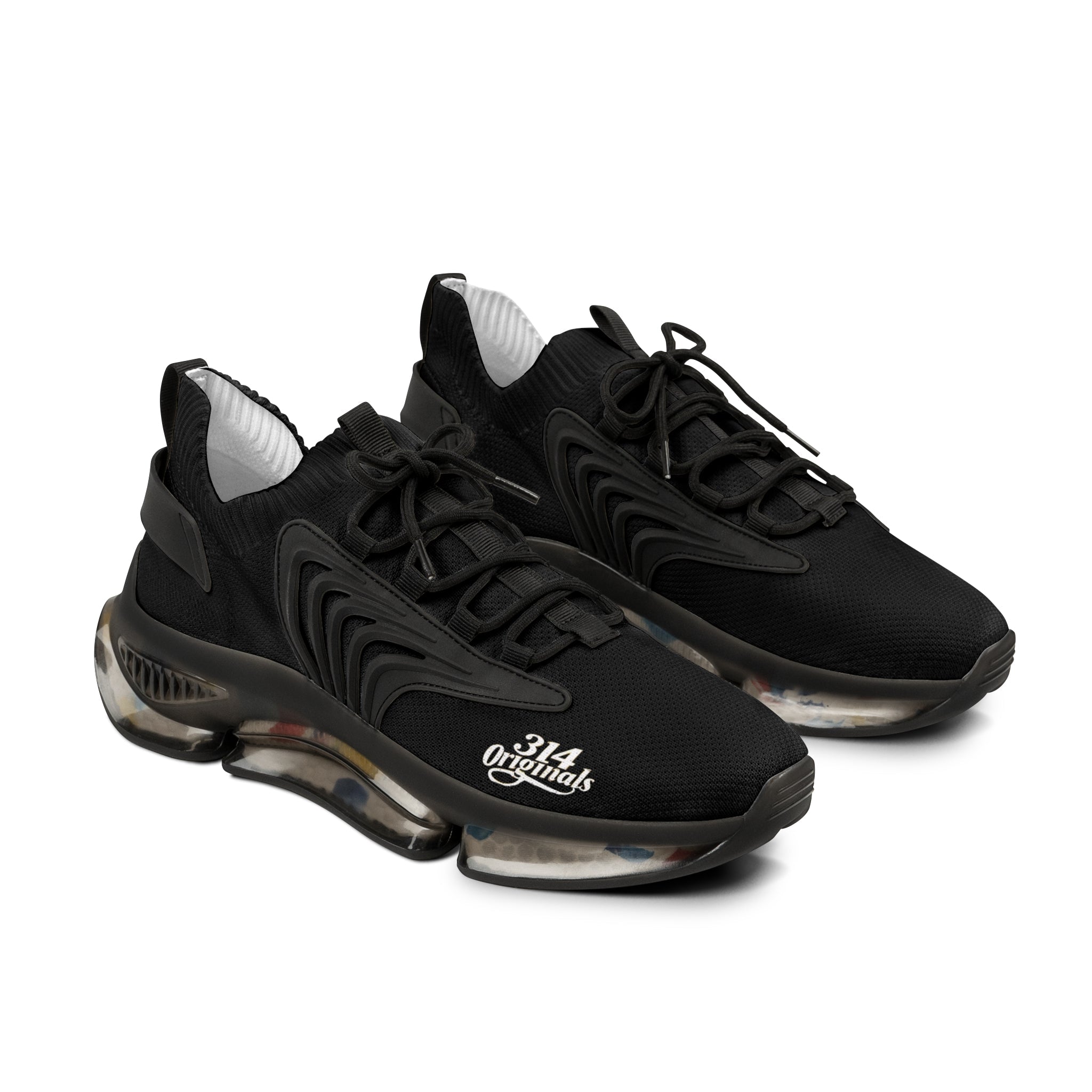 Originals Mesh Running Sneakers — Lightweight Black Athletic Shoes for Men - 314 Originals