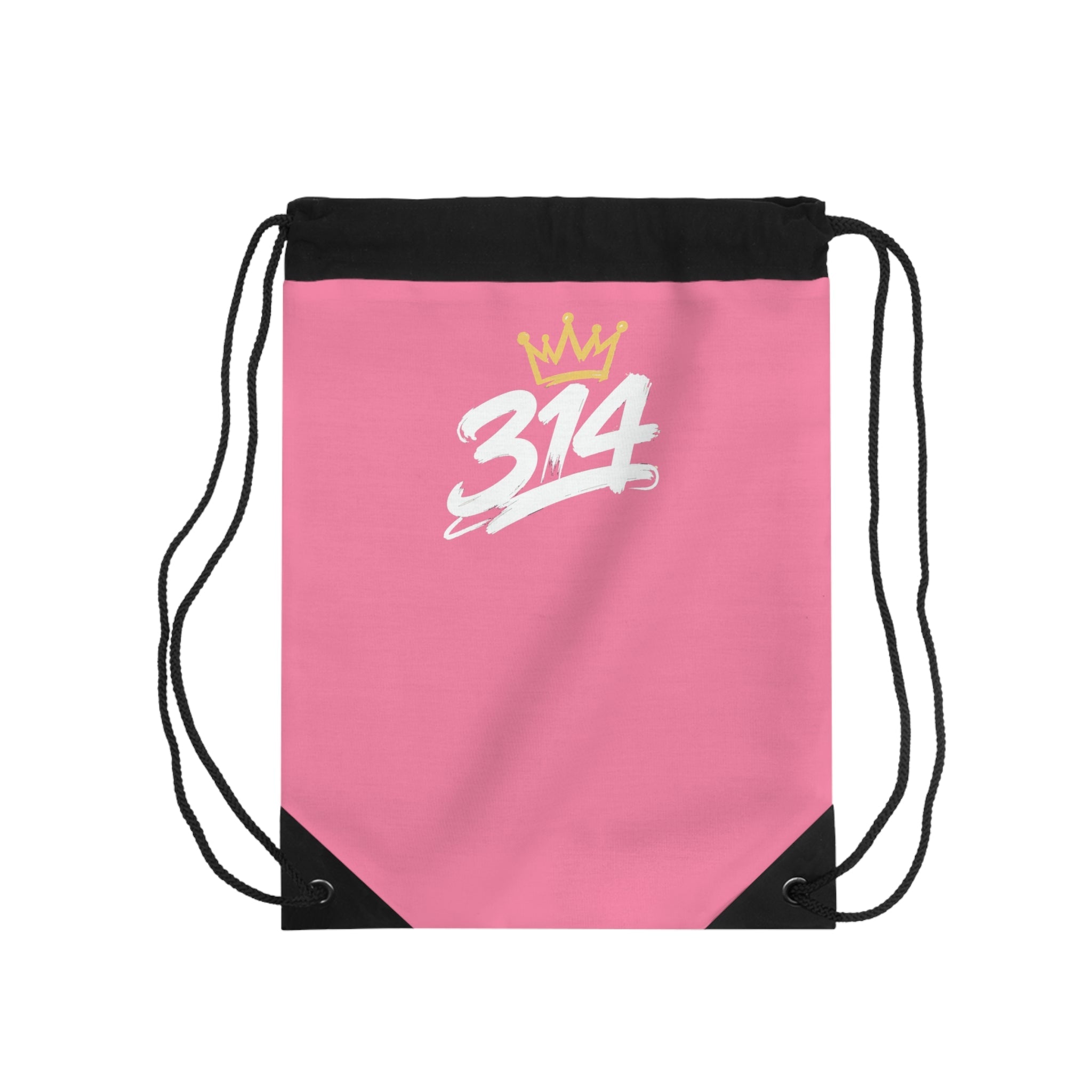 Pink 314 Crown Drawstring Gym Sack - 314 Originals