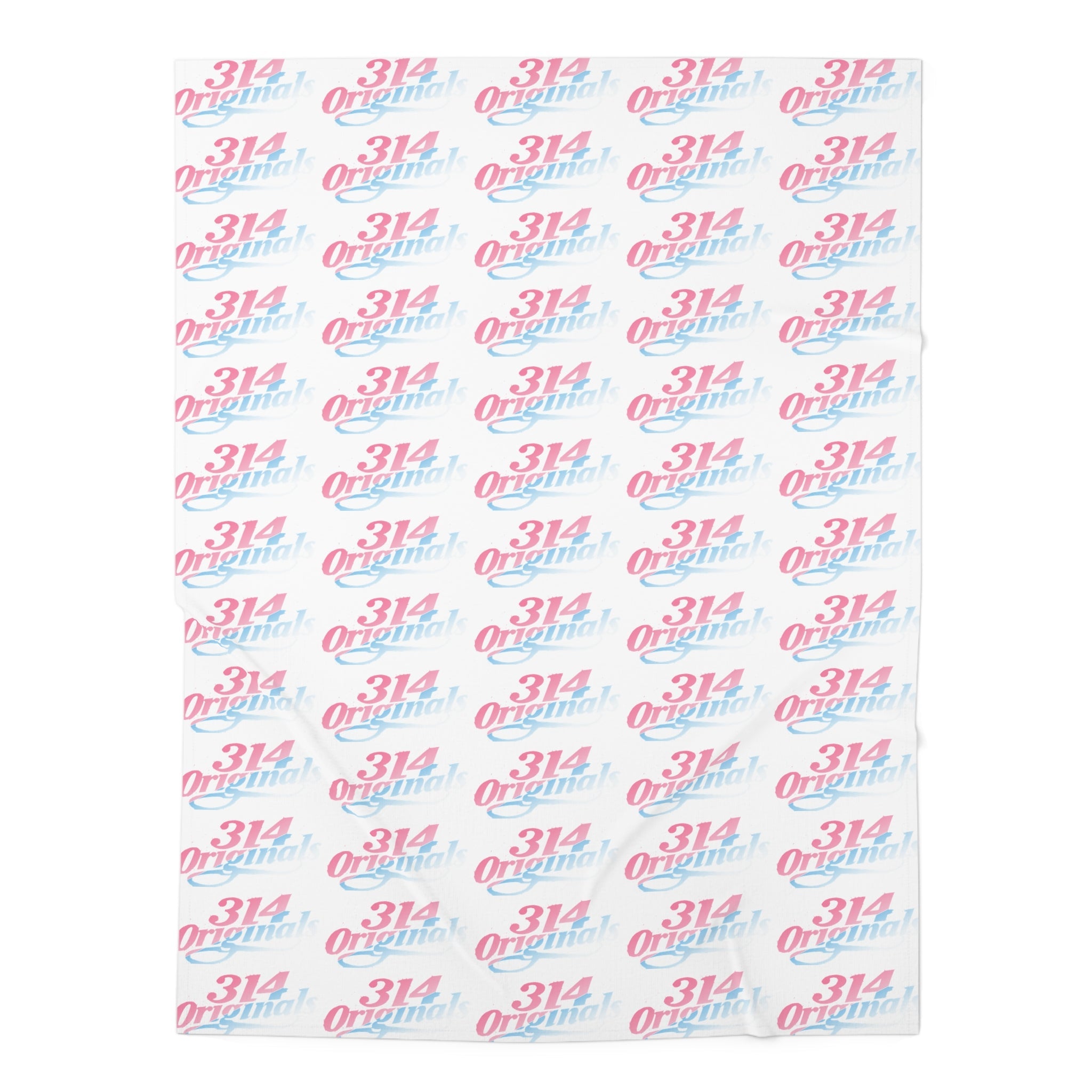 Pink & Blue 314 Original Pattern Swaddle Blanket — Newborn Wrap - 314 Originals