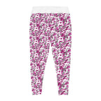 Pink Camo Plus Size Leggings — Subtle Side Script Graphic, Comfortable Everyday Activewear - 314 Originals