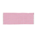 Pink Red Patterned Light Scarf — Lightweight Fringe Fashion Scarf - 314 Originals