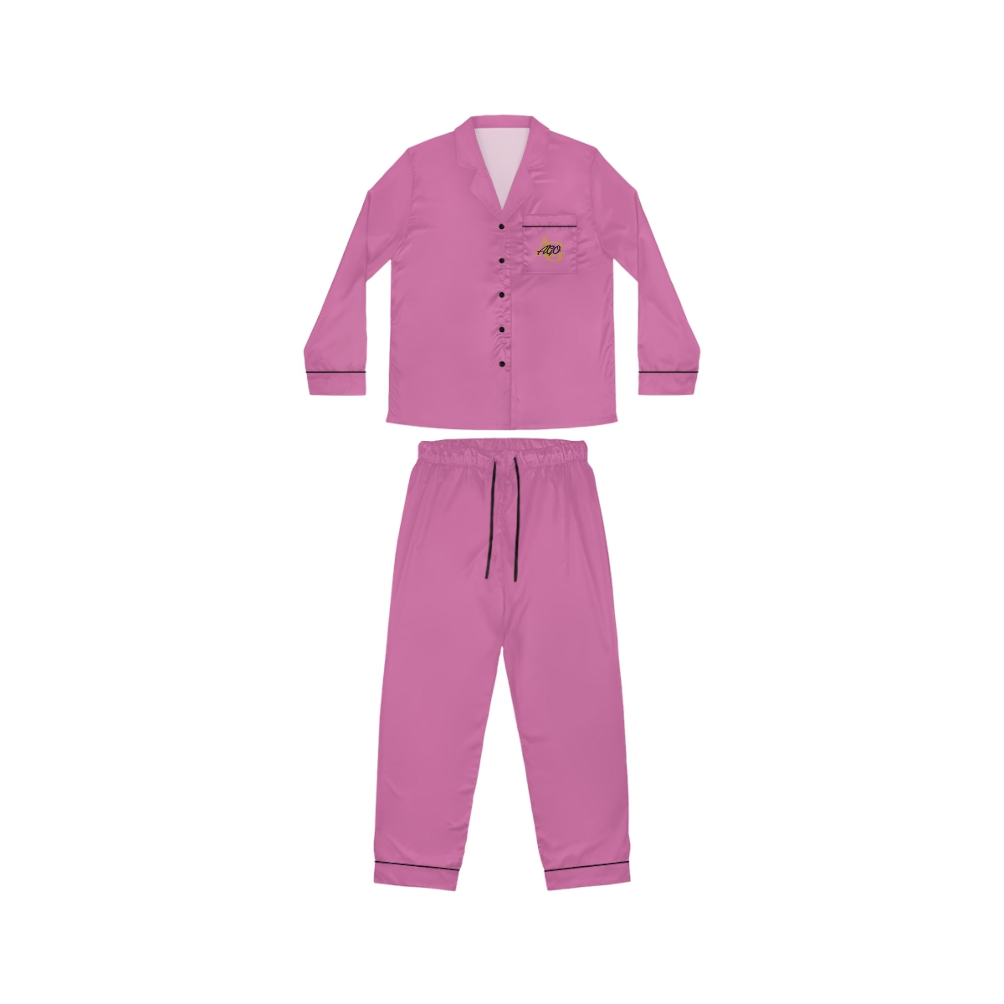 Pink Satin Women’s Pajama Set — Luxe Sleepwear - 314 Originals