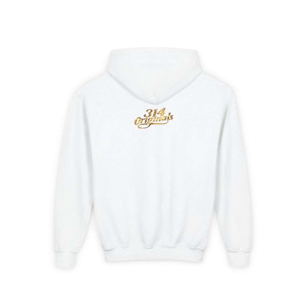 Prince Hoodie — Elegant Script with Crown & "314 Originals" Back Accent - 314 Originals
