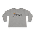 Prince Toddler Long Sleeve Tee — Gold Crown Script - 314 Originals
