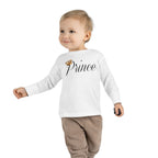 Prince Toddler Long Sleeve Tee — Gold Crown Script - 314 Originals