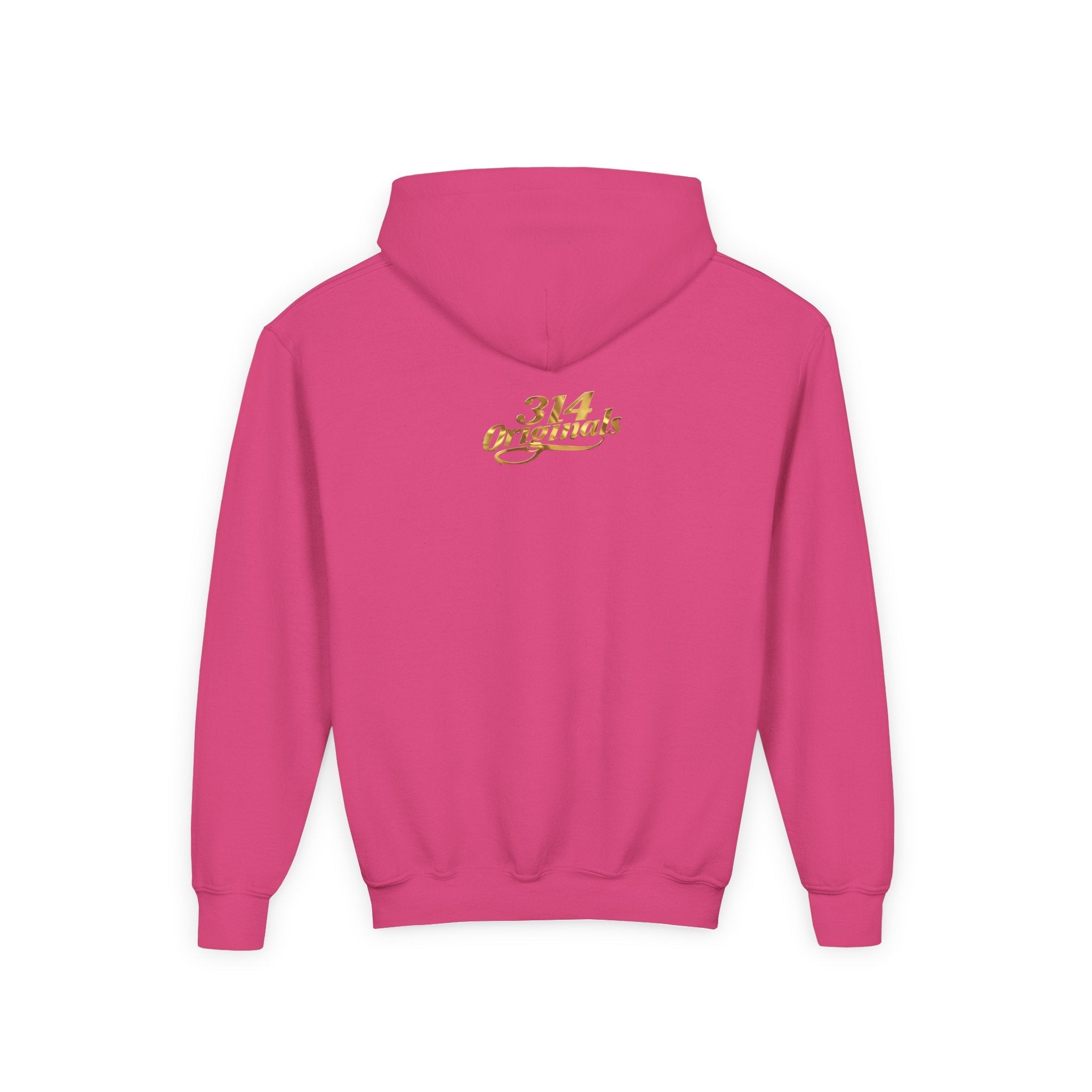 Princess Hoodie — Glitter Crown Graphic Pullover for Girls - 314 Originals
