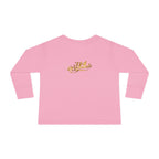"Princess" Script Top with Gold Crown-Toddler Long Sleeve Tee - 314 Originals