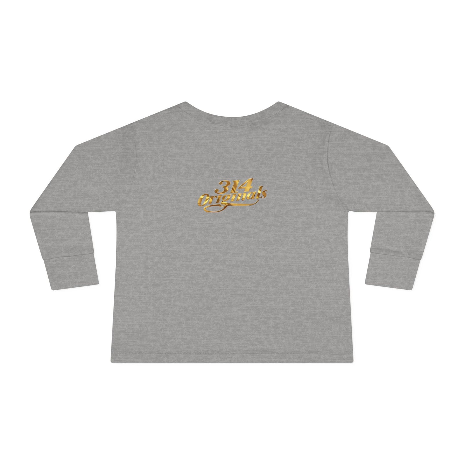 "Princess" Script Top with Gold Crown-Toddler Long Sleeve Tee - 314 Originals