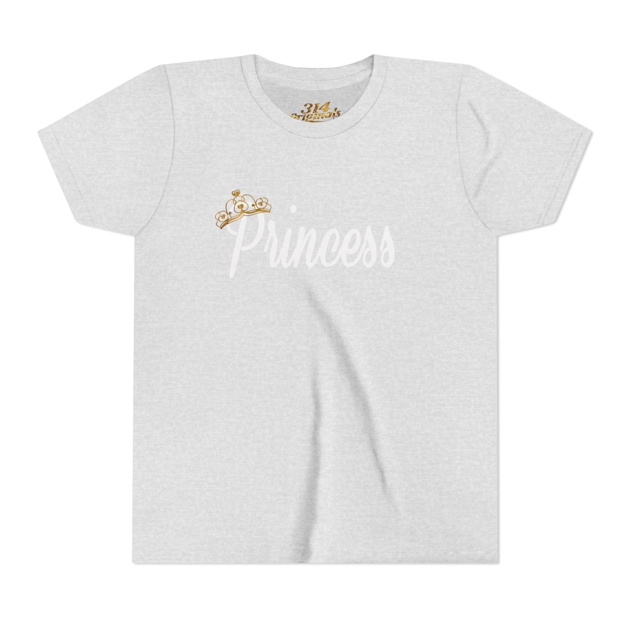Princess Youth Tee — Sparkle Crown Kids T-Shirt - 314 Originals