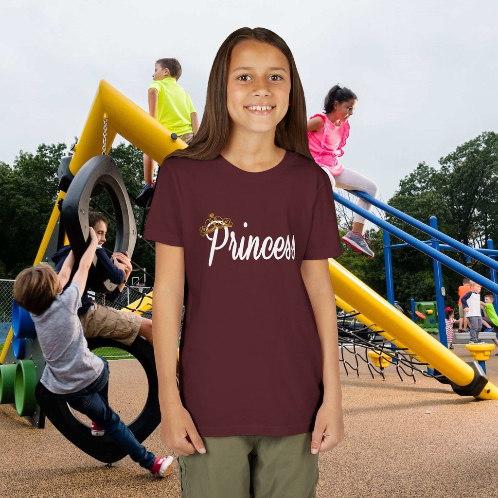 Princess Youth Tee — Sparkle Crown Kids T-Shirt - 314 Originals