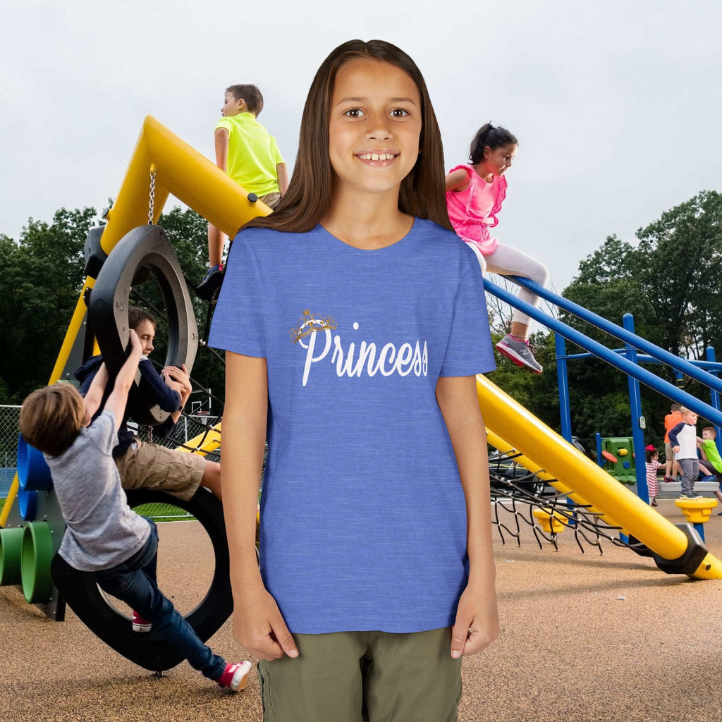 Princess Youth Tee — Sparkle Crown Kids T-Shirt - 314 Originals