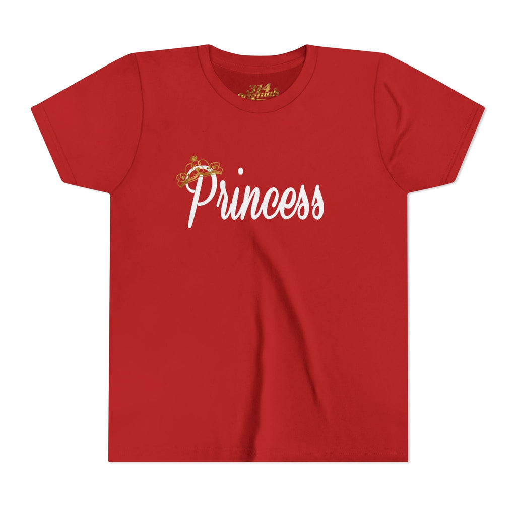 Princess Youth Tee — Sparkle Crown Kids T-Shirt - 314 Originals