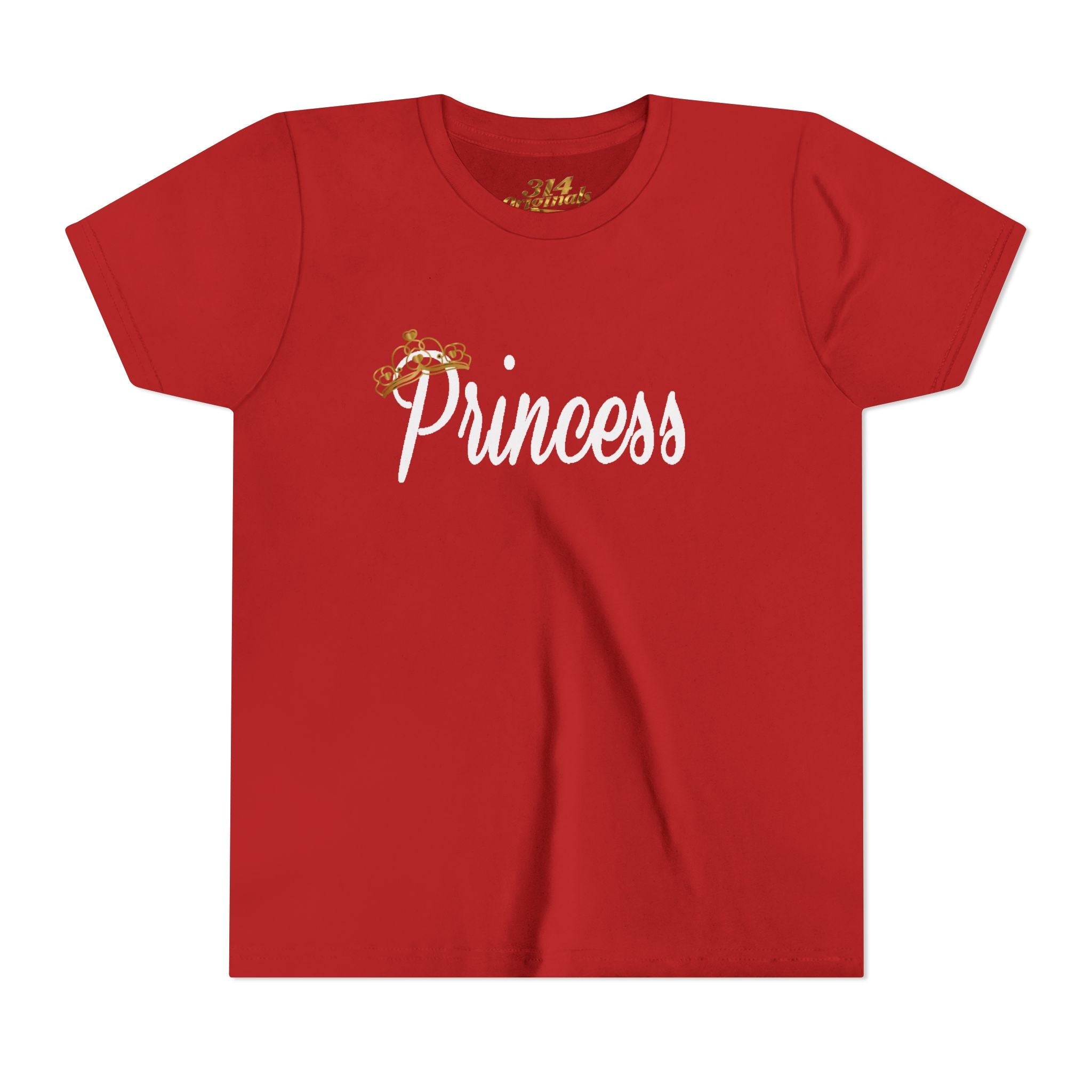 Princess Youth Tee — Sparkle Crown Kids T-Shirt - 314 Originals