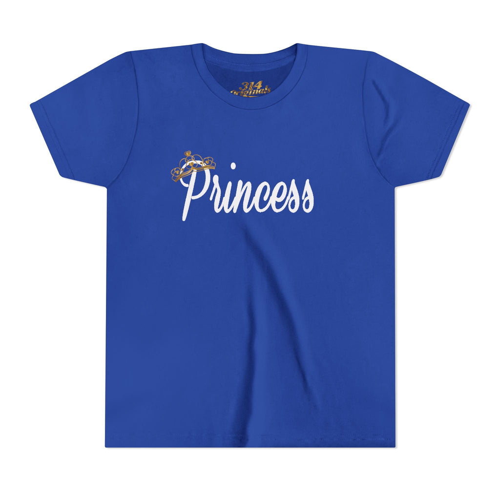 Princess Youth Tee — Sparkle Crown Kids T-Shirt - 314 Originals