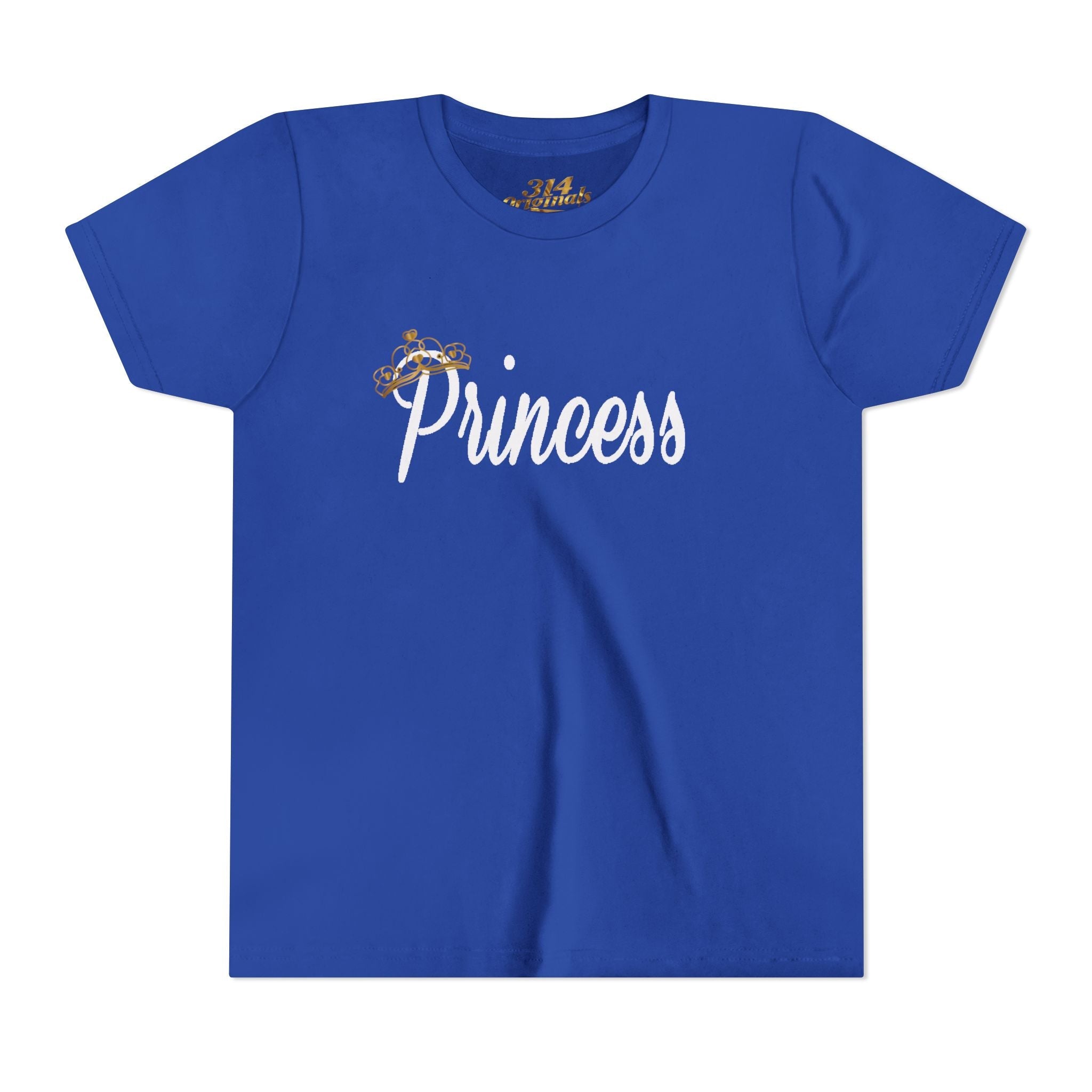 Princess Youth Tee — Sparkle Crown Kids T-Shirt - 314 Originals