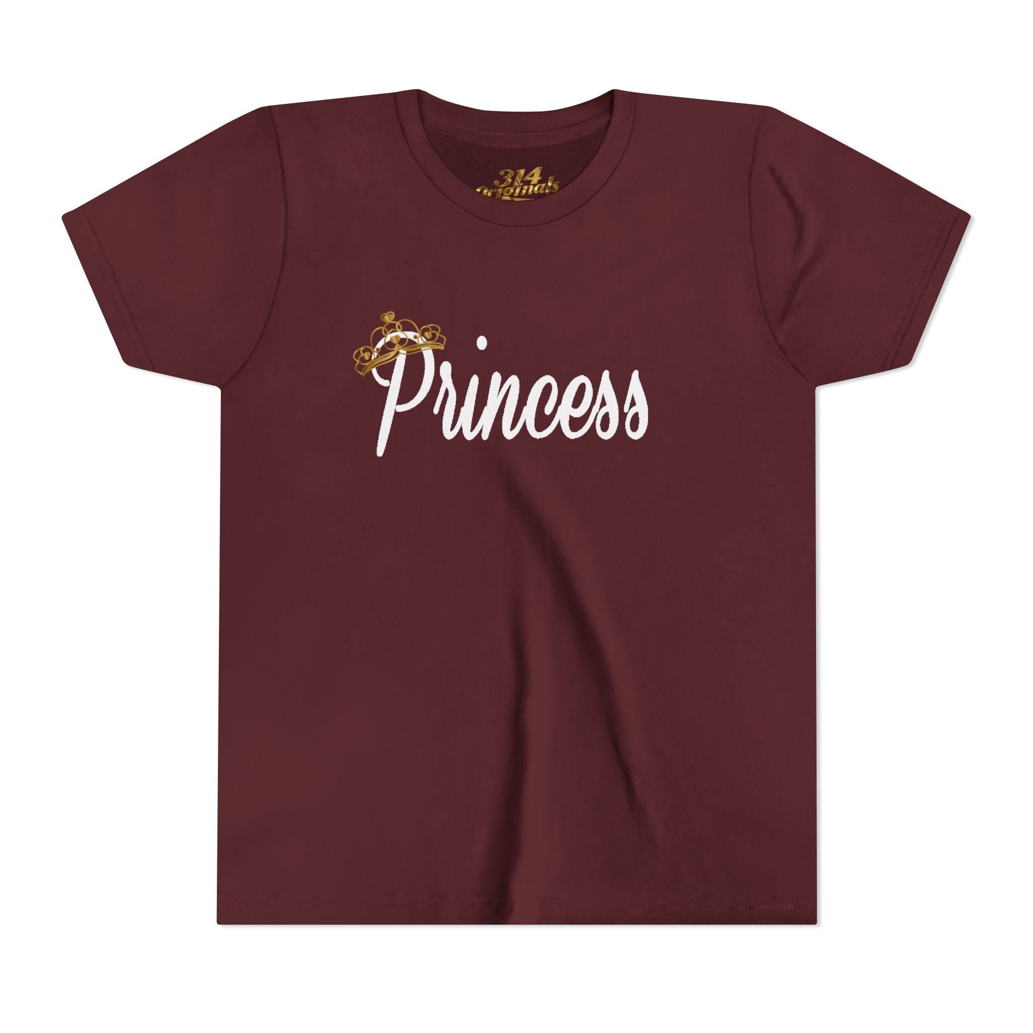 Princess Youth Tee — Sparkle Crown Kids T-Shirt - 314 Originals