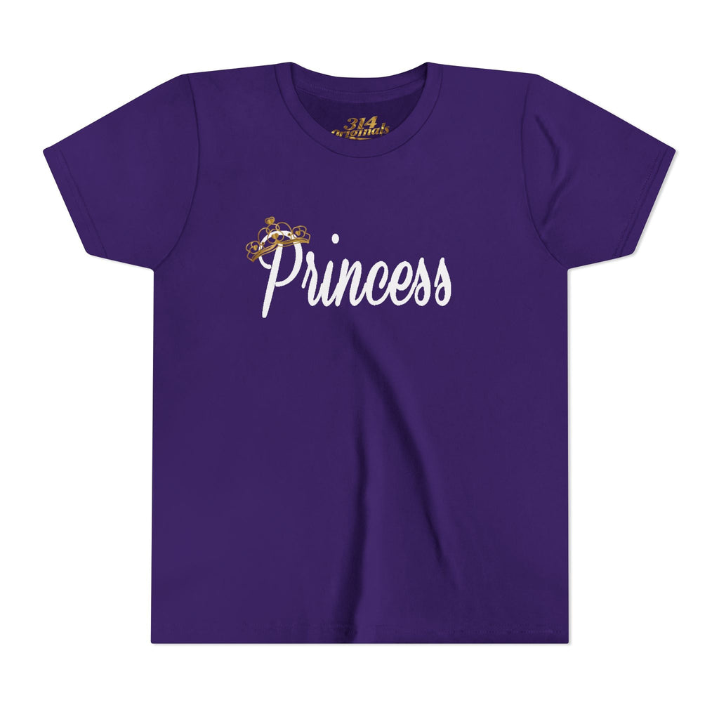 Princess Youth Tee — Sparkle Crown Kids T-Shirt - 314 Originals