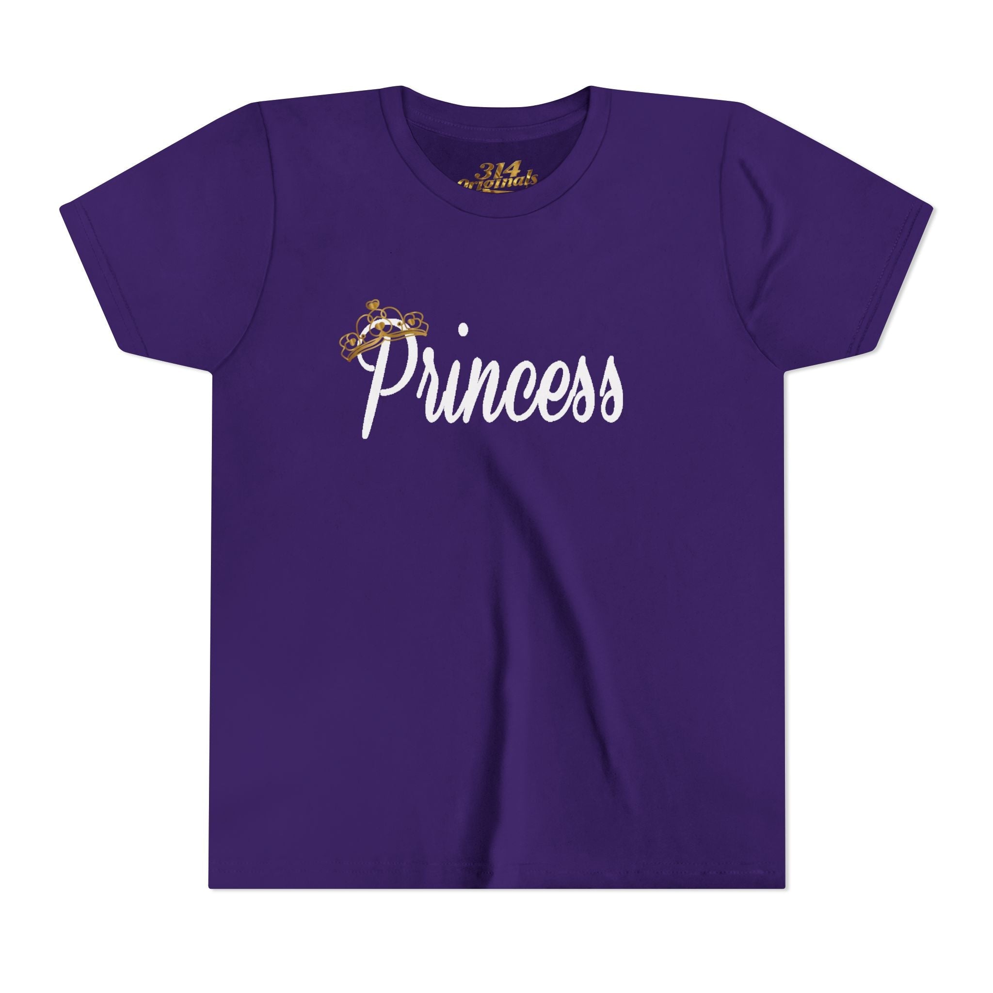 Princess Youth Tee — Sparkle Crown Kids T-Shirt - 314 Originals