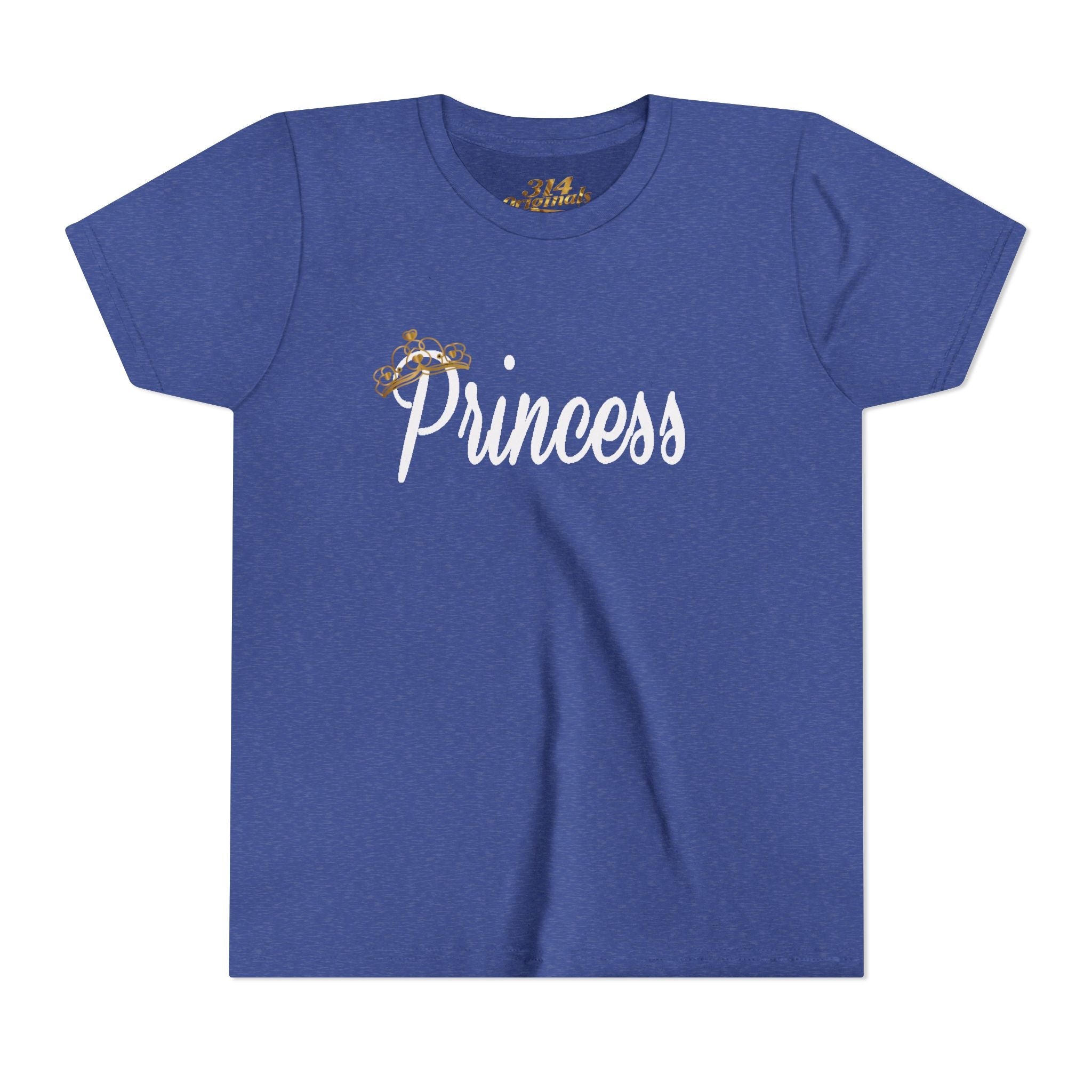 Princess Youth Tee — Sparkle Crown Kids T-Shirt - 314 Originals
