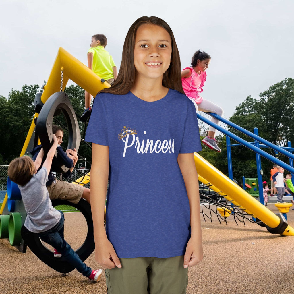 Princess Youth Tee — Sparkle Crown Kids T-Shirt - 314 Originals