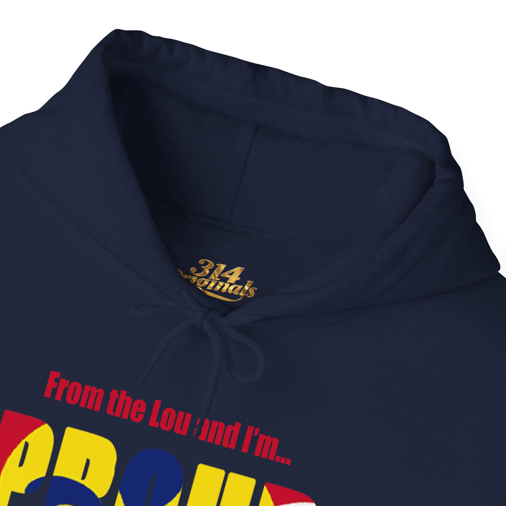 Proud Missouri Fleur-de-lis Hoodie — From the Lou St. Louis Pride Sweatshirt - 314 Originals